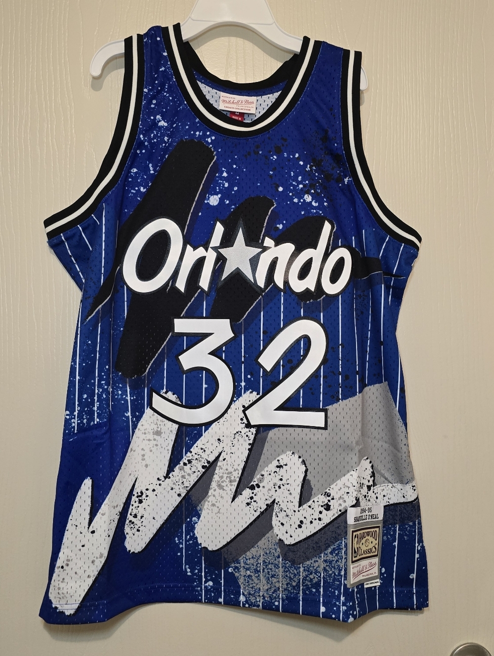 M&N Men NBA Hoops Swingman Jersey Magic 1994 Shaquile O'neal size‎ L new